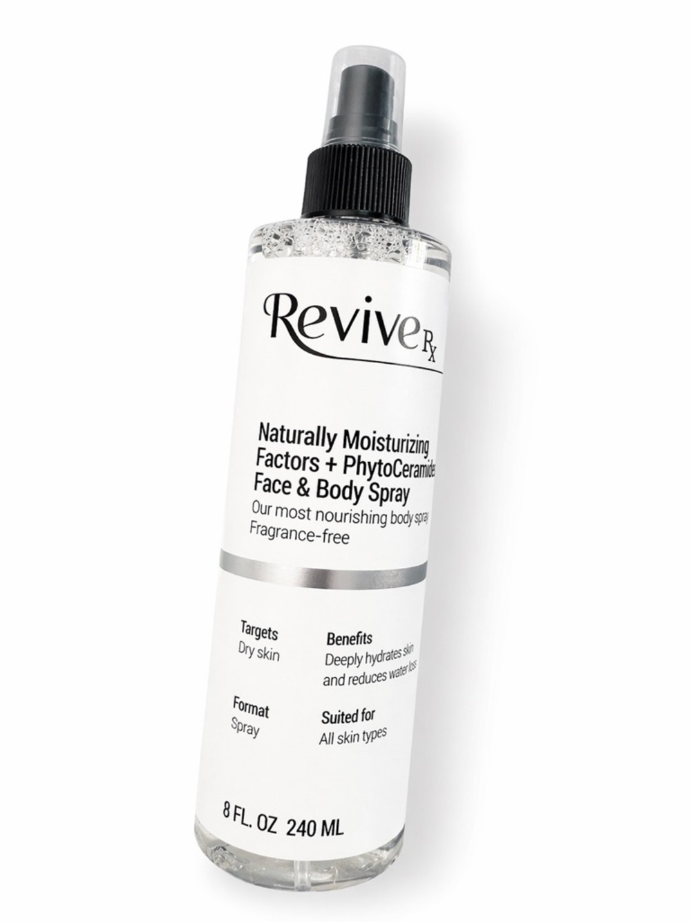 Revive Rx Naturally Face & Body Moisturizing Spray - Fragrance Free